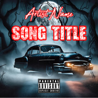 Horror Album Cover Album Cover Capa de álbum template