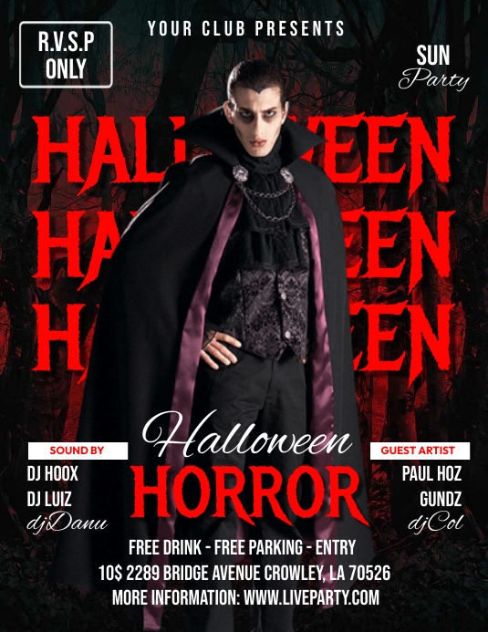 Copy of Horror Halloween Party | PosterMyWall