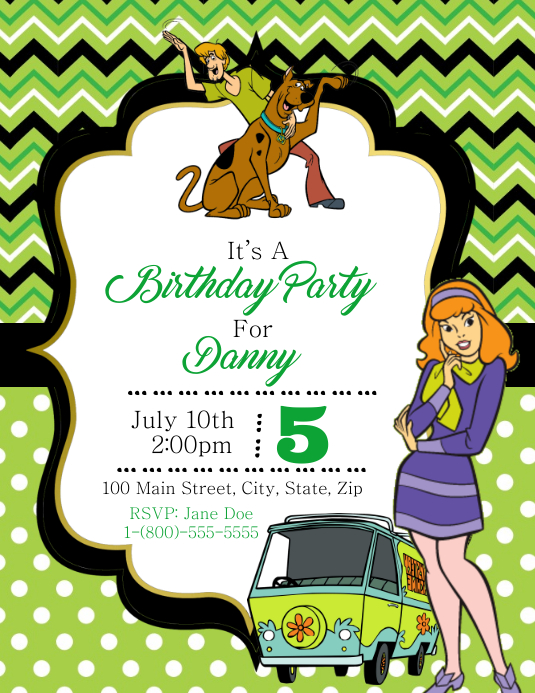 Modele Scooby Doo Fete D Anniversaire Postermywall Modele Scooby Doo Fete D Anniversaire Postermywall
