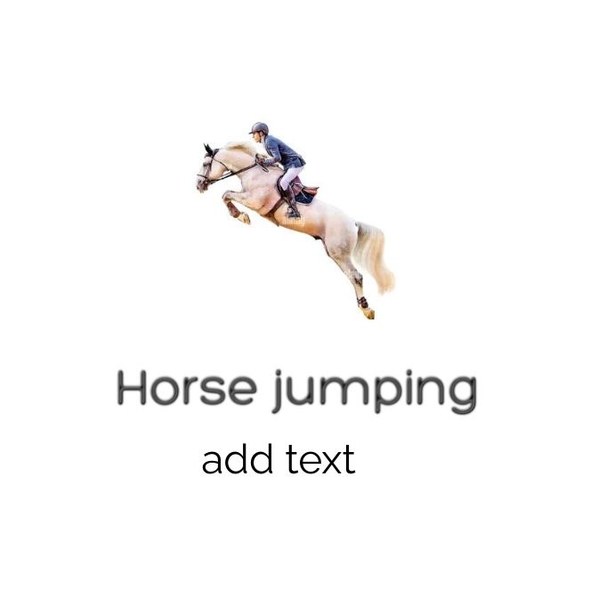 Jumping Shell Logo Horse Jumping Logo