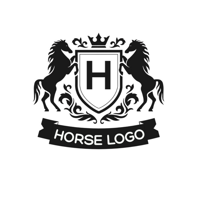 HORSE LOGO template