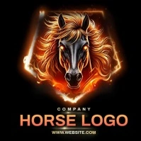 HORSE LOGO DESIGN TEMPLATE
