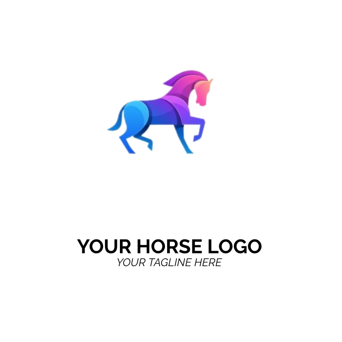 HORSE LOGO template
