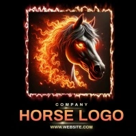 HORSE LOGO DESIGN TEMPLATE