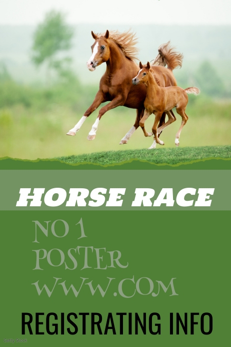 Free Printable Races Poster.pdf horse race poster Template | PosterMyWall