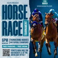 Horse Race Tournament Square (1:1) template
