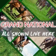 Horse Racing Сообщение Instagram template