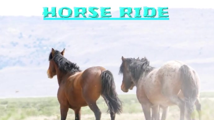 Horse Ride YouTube Thumbnail Template | PosterMyWall