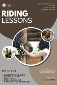 Horse Riding Lessons Video ad template | PosterMyWall