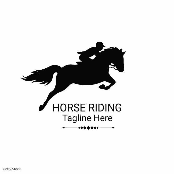 Plantilla de horse riding logo | PosterMyWall