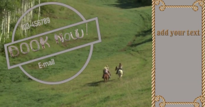 Horseback auf Facebook geteiltes Bild template