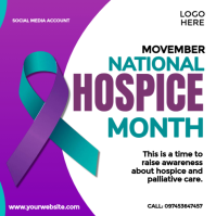 Hospice Month Design Wpis na Instagrama template