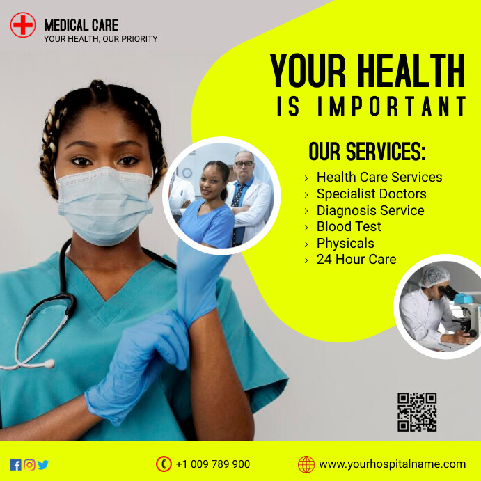 Doctor Advertisement Sample Hospital Advertisement Design
