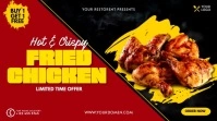 Hot and crispy fried checken Publicação do Twitter template