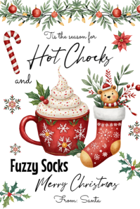 Hot Cocoa Bar Tag, Hot cocoa bar tag printable Banner 4' × 6' template