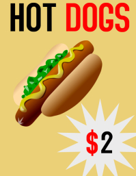 910 Hot Dog Sale Customizable Design Templates Postermywall