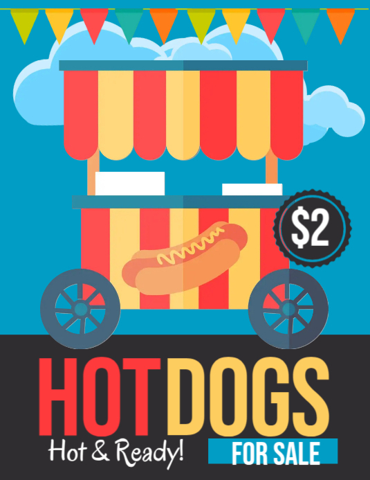Hot Dog Sale Template Postermywall