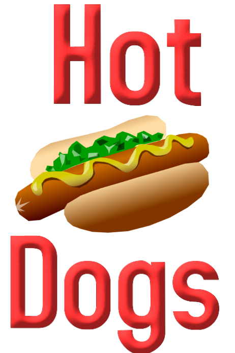 Hot Dog Sign Template | PosterMyWall Hot Dog Sign Template | PosterMyWall