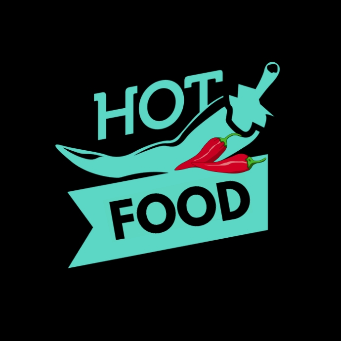 HOT FOOD LOGO Template PosterMyWall