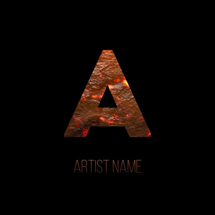 Hot Lava Letter text mask video ad Template | PosterMyWall