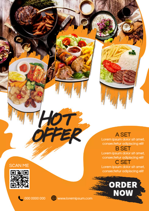 Hot Offer Menu Template | PosterMyWall