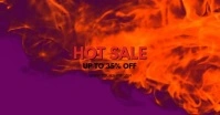 Hot Sale Fire Advert Video Price Off Discount Gambar Bersama Facebook template