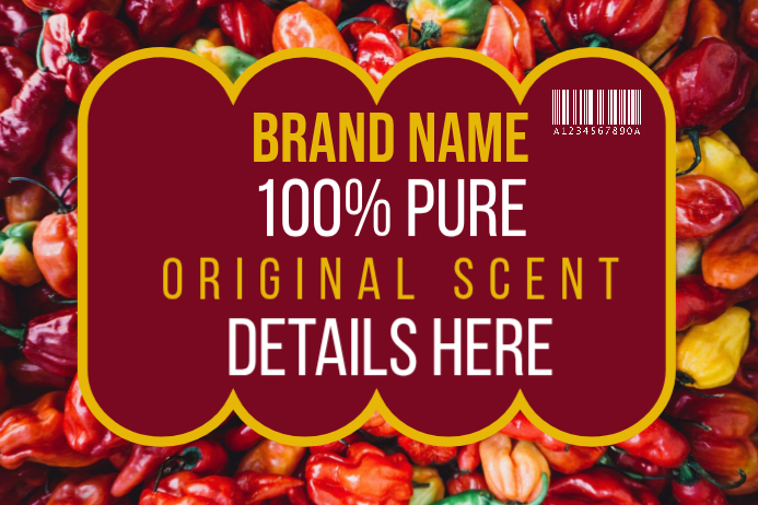 Hot Sauce Label Template | PosterMyWall