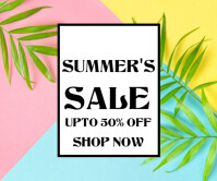 Hot summer sale offer 50% off Malaking Rektangle template