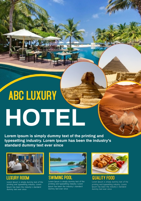 Hotel & Resort Template | PosterMyWall