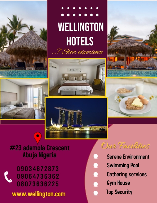 hotel Flyer (US Letter) template