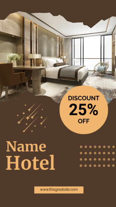 Hotel Discount Template PosterMyWall