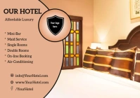Hotel Flyer A5 Landscape A3 template