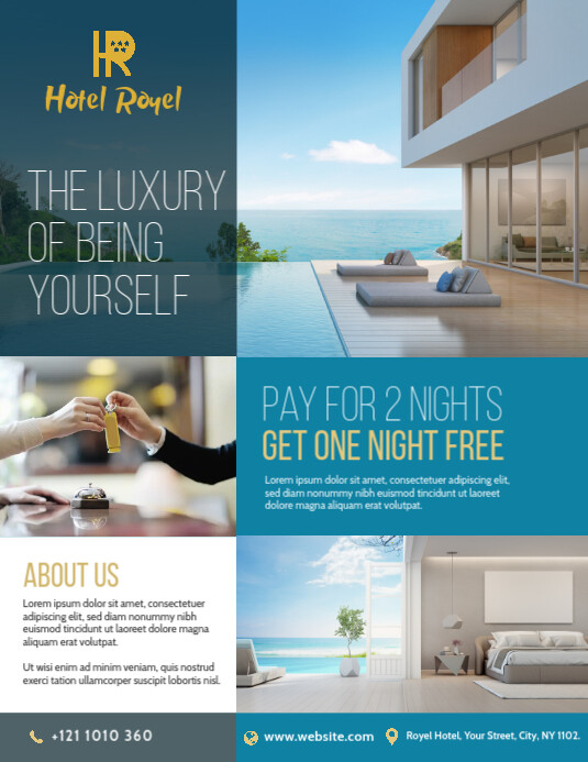 Hotel Flyer Template PosterMyWall