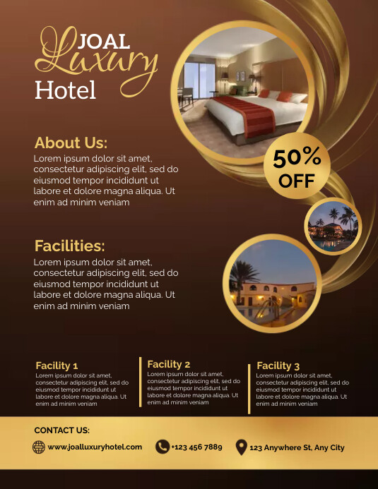 Hotel flyer Template | PosterMyWall