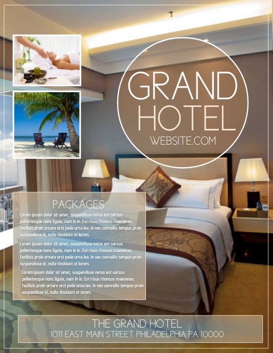 Hotel Flyer (US Letter) template