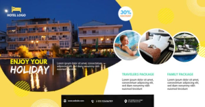 Hotel Offer Ad Template Facebook Shared Image