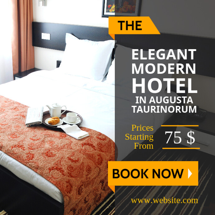 hotel promo banner ad Template | PosterMyWall