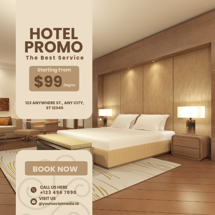 hotel promo template | PosterMyWall