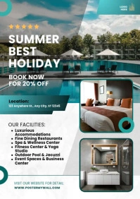 hotel promo template A4