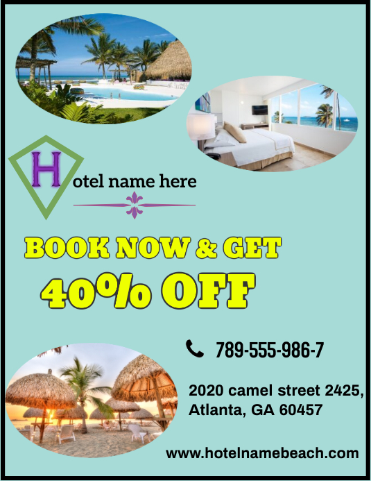 hotel promotion 1 Template PosterMyWall