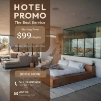 Hotel Promotion Instagram Post template