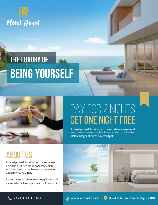 Hotel Promotion Flyer Template PosterMyWall