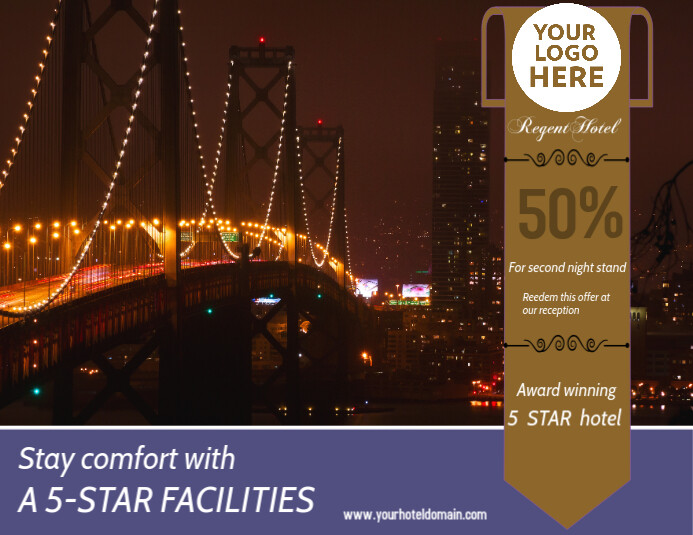 Hotel Promotion Flyer Template | PosterMyWall
