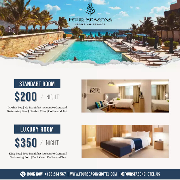 Hotel Promotions Template PosterMyWall