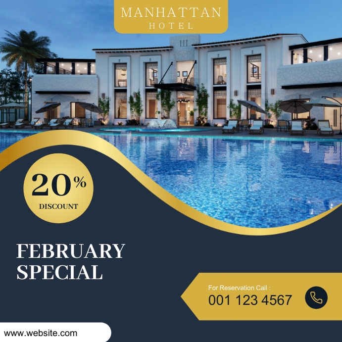 Hotel Room flyer design Template | PosterMyWall