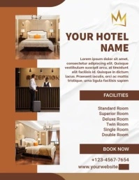 hotel18 Flyer (US Letter) template