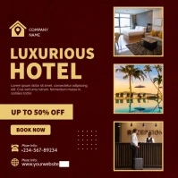 hotel9 Publicación de Instagram template