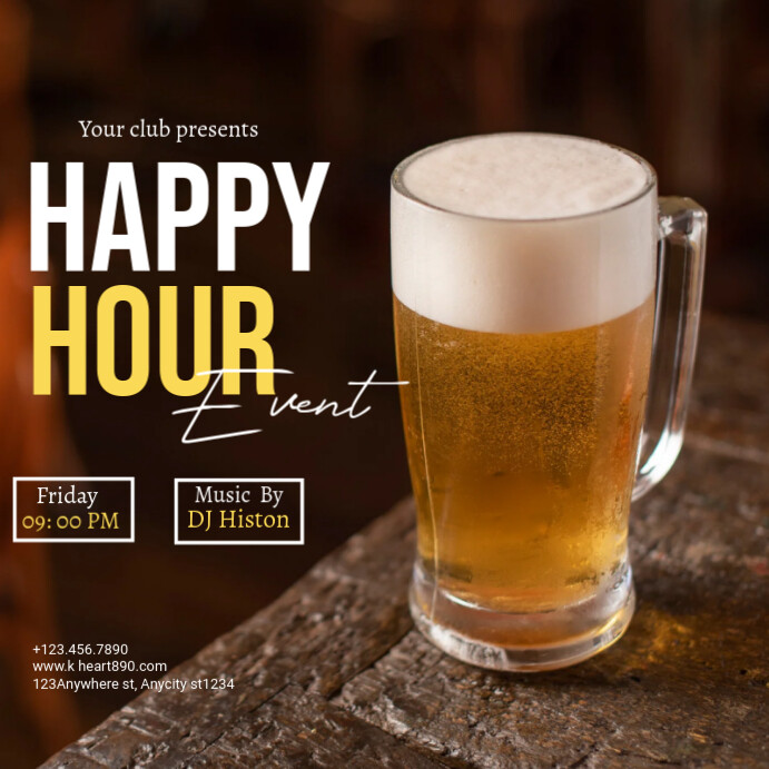 Hour Event Template | PosterMyWall