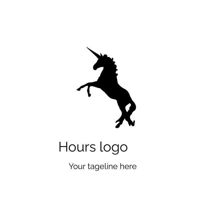 Hourstack Logo hours' logo Template | PosterMyWall