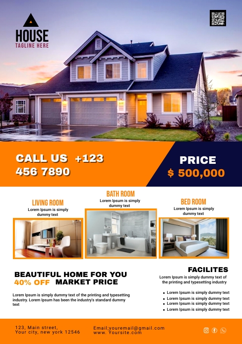 HOUSE BUILDING Template | PosterMyWall